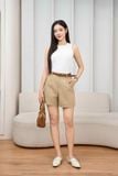  Áo sát nách nữ vải tăm cotton thiết kế sát nách 