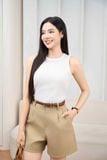  Áo sát nách nữ vải tăm cotton thiết kế sát nách 
