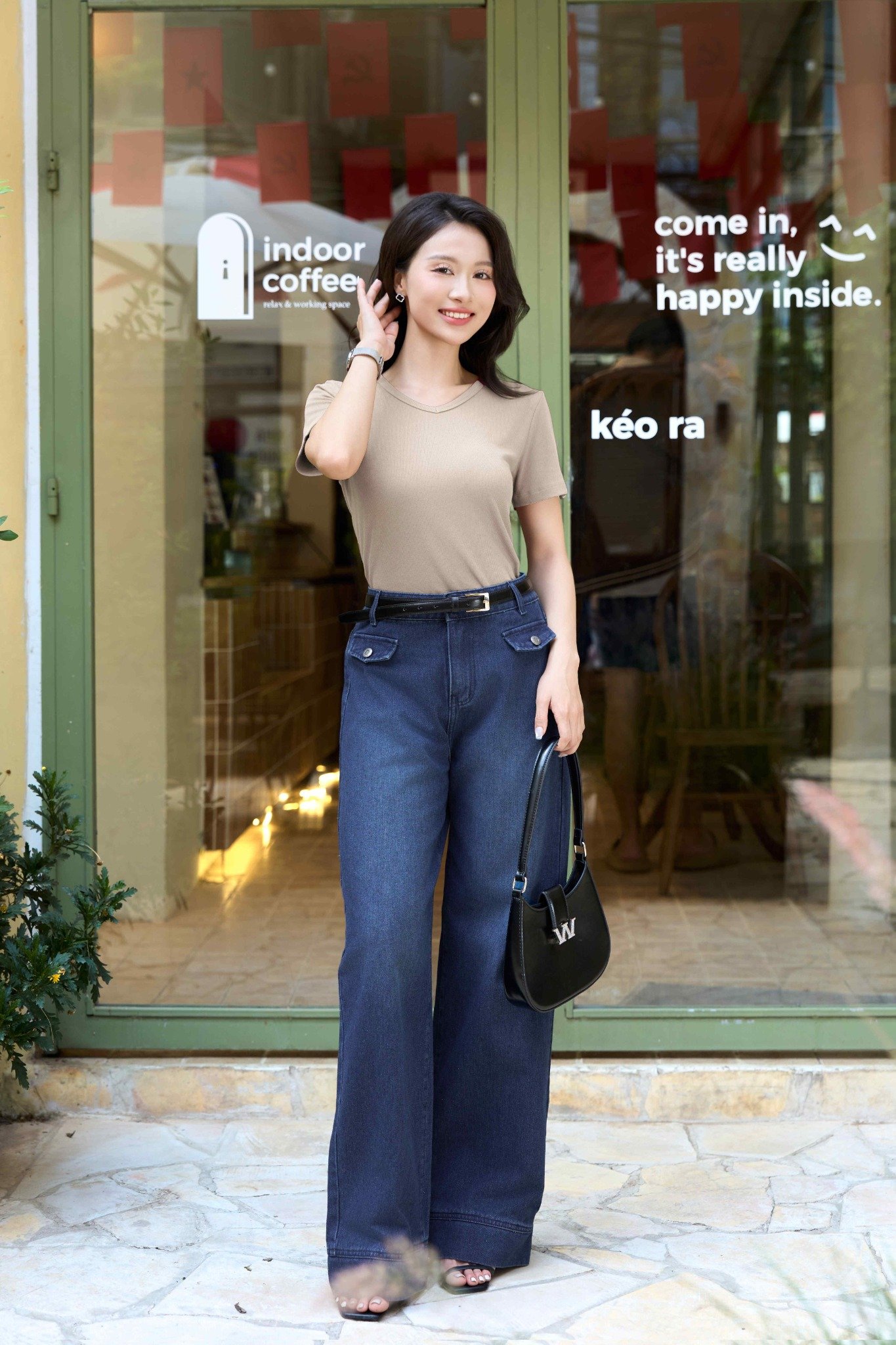 màu nâu mặc với màu gì