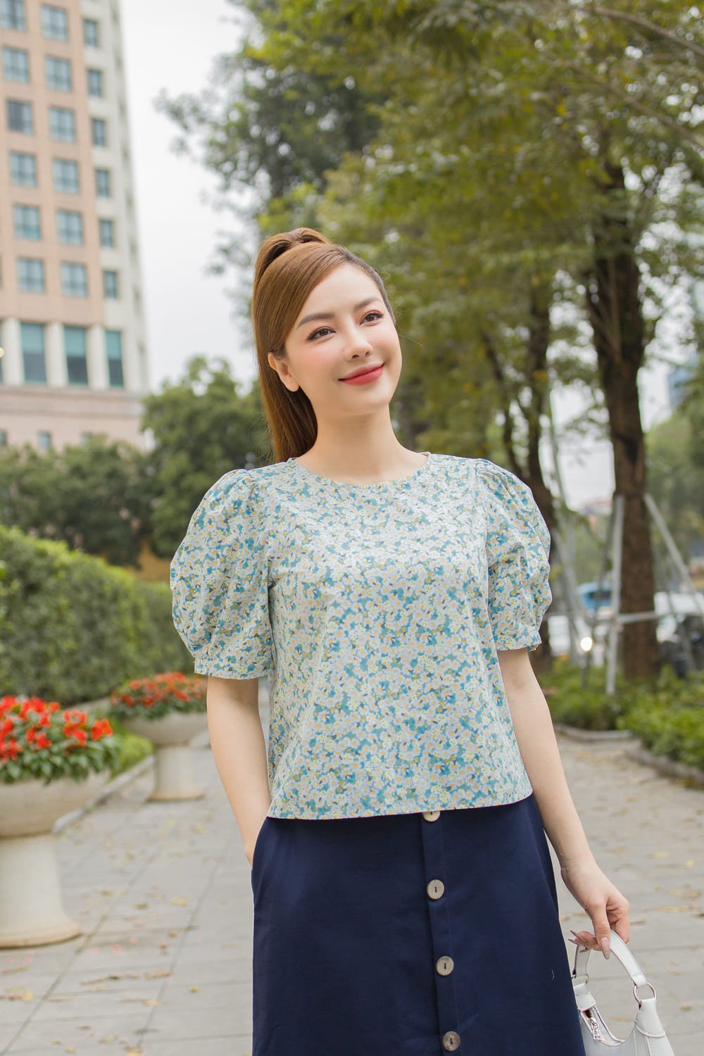 kiểu áo nàng thơ