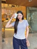  Set tăm Hàn bèo quần đũi ống suông 