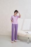  Bộ tay lửng có phối quần dài chất liệu cotton thoáng mát 
