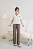  Bộ tay lửng có phối quần dài chất liệu cotton thoáng mát 