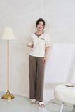  Bộ tay lửng có phối quần dài chất liệu cotton thoáng mát 