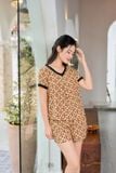  Đồ mặc nhà Cardina xếp ly ngực chất liệu lụa Hàn Châu 