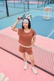  Bộ cotton nữ Cardina tay liền quần sóc gấu phối màu trẻ trung 
