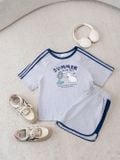  Bộ đùi nữ chất cotton co giãn 4 chiều phối viền in hình Summer 