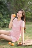  Bộ thô nữ dáng cổ tròn quần đùi chất thô Boi 