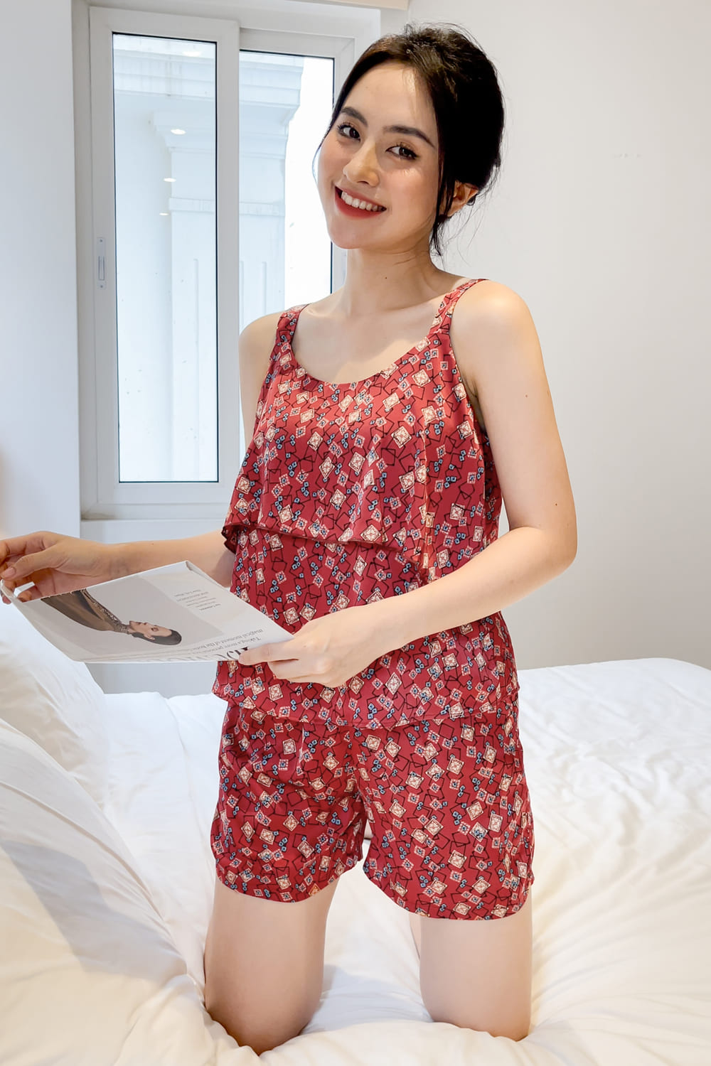 Váy Ngủ Hai Dây Trẻ Trung Quyến Rũ  IvySweetHome
