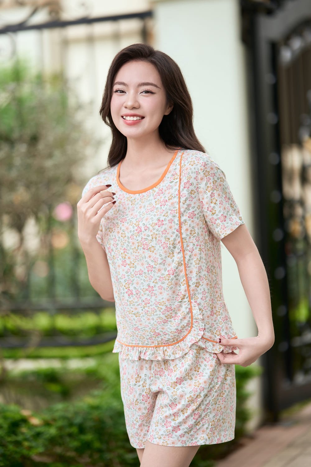 bộ đồ hoa nhí mặc nhà