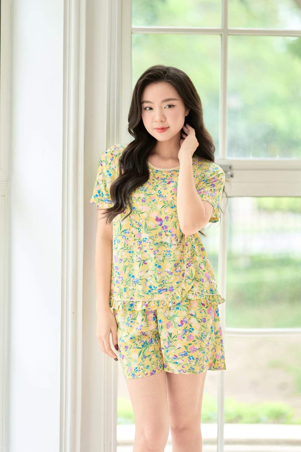 bộ đồ hoa nhí mặc nhà
