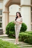  Bộ lửng mặc nhà chất liệu lanh mát mẻ, phối cổ bèo nữ tính 
