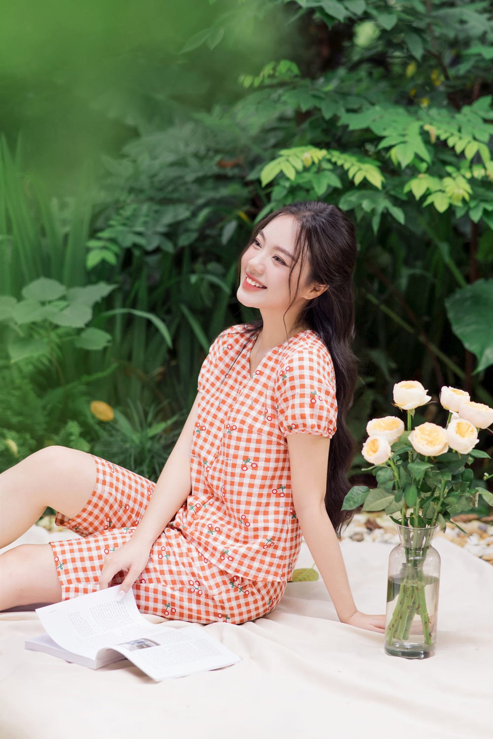 bộ đồ hoa nhí mặc nhà