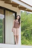  Đồ bộ cotton nữ dáng lửng hoạ tiết phối áo sát nách Cardina 