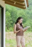  Đồ bộ cotton nữ dáng lửng hoạ tiết phối áo sát nách Cardina 