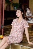  Bộ pijama nữ dáng lửng phối hoạ tiết Cardina 