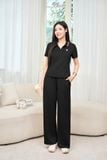  Bộ đồ nữ cotton umi sợi lạnh thiết kế cổ polo 