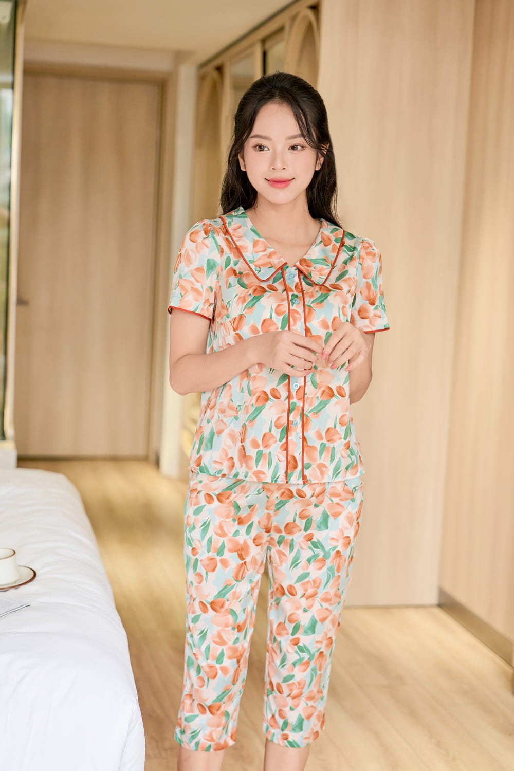 bộ đồ hoa nhí mặc nhà