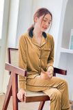  Bộ Pijama thu đông chất nhung tăm, kiểu dáng phối cổ cao cấp 