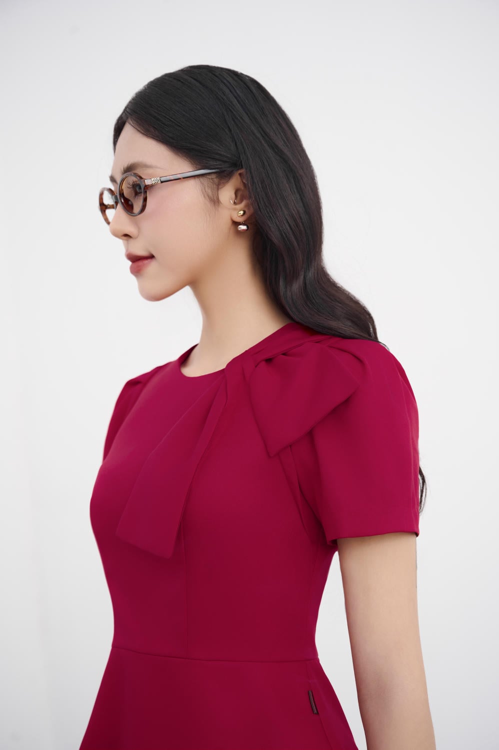 chân váy xếp ly công sở