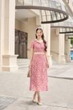  Đầm chiffon xoè phối cổ và eo mang tới hình ảnh nhẹ nhàng, khác lạ 