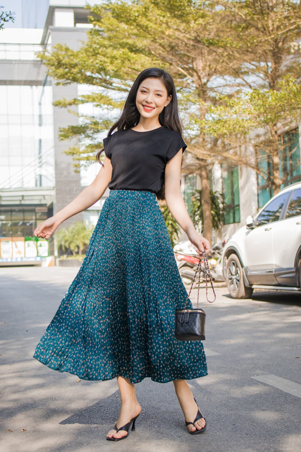 chân váy công sở