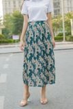  Chân váy chiffon maxi dập ly Cardina 