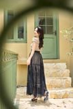  Chân váy Cardina Younger vải ren dáng midi có lót trong 