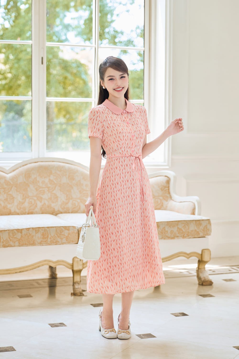 đầm suông lụa cao cấp