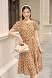  Đầm lụa Hàn Châu cổ phối thắt eo nhẹ nhàng, nữ tính 