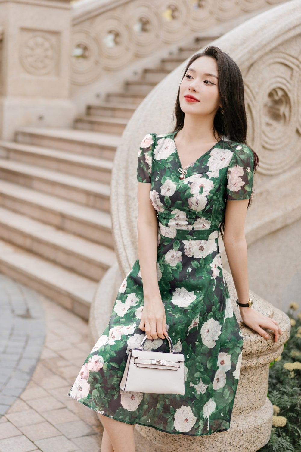 đầm xòe trung niên