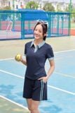  Bộ thể thao nữ Cardina chất cotton cổ polo tay cộc dáng đùi 