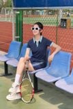 Bộ thể thao nữ Cardina chất cotton cổ polo tay cộc dáng đùi 