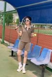  Bộ thể thao nữ Cardina chất cotton cổ polo tay cộc dáng đùi 