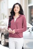  Áo chống nắng nữ 1 lớp Cardina dáng ngắn, co giãn 4 chiều, thấm hút mồ hôi 