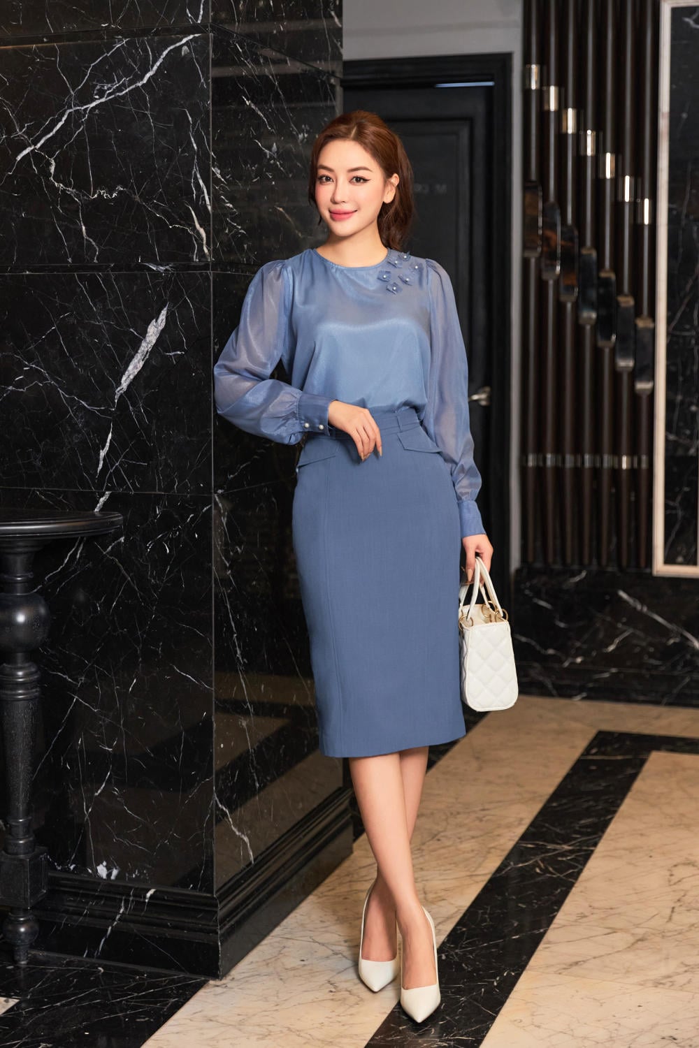 chân váy công sở