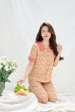  Pyjama lụa quần suông phối cổ sen cho nàng mặc nhà thoải mái, thảnh thơi 