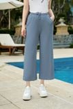  Quần culottes nữ Cardina chất liệu tăm lạnh cạp chun co giãn 