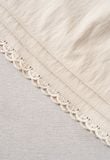  Quần Short Nữ Younger by Cardina Dáng A Vải Thô Linen Gấu Ren 