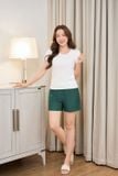  Quần đùi dáng A chất đũi cao cấp cạp chun có túi 