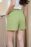  Quần đùi dáng A chất đũi cao cấp cạp chun có túi 