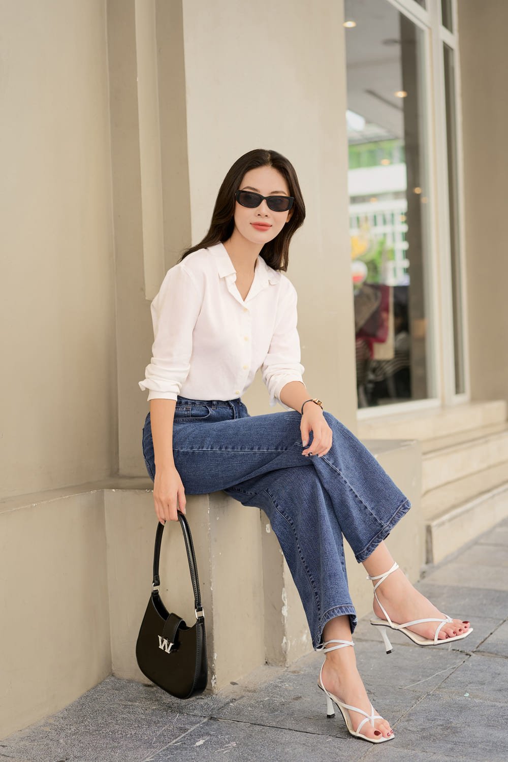 áo sơ mi trắng tay ngắn