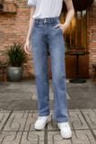 Quần Jeans Nữ Cardina Cao Cấp Dáng Ống Đứng Có Khuy Khỏe Khoắn Trẻ Trung 
