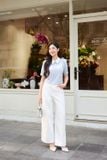  Quần jean suông nữ cạp cao tôn dáng, chuẩn form 