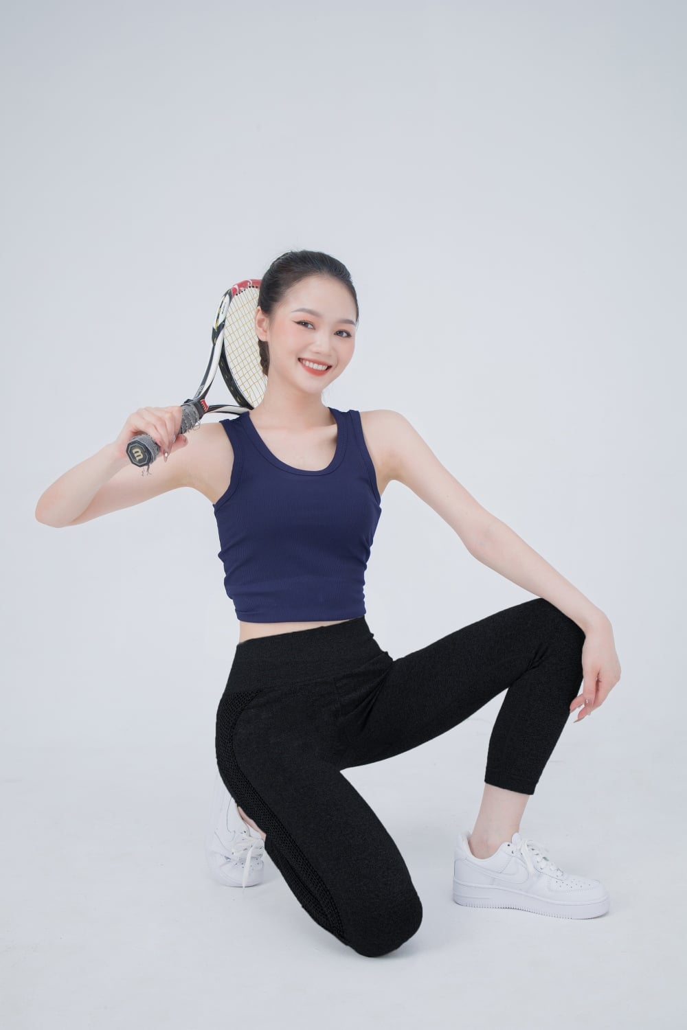 cách phối đồ với quần legging mùa hè