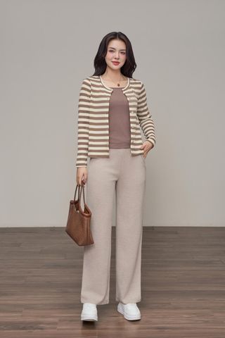 Quần suông chất liệu nỉ lông cừu mềm mại giữ ấm tốt