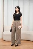  Quần nữ dòng Younger vải xước chấm bi thiết kế suông chấm bi 