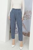  Quần baggy chất vải nhung cao cấp, kiểu dáng công sở thanh lịch 