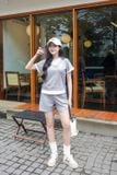  Bộ đùi nữ chất liệu cotton phối màu trẻ trung, cá tính 