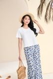  Bộ áo cotton suông quần baggy vải velo họa tiết mềm mát 